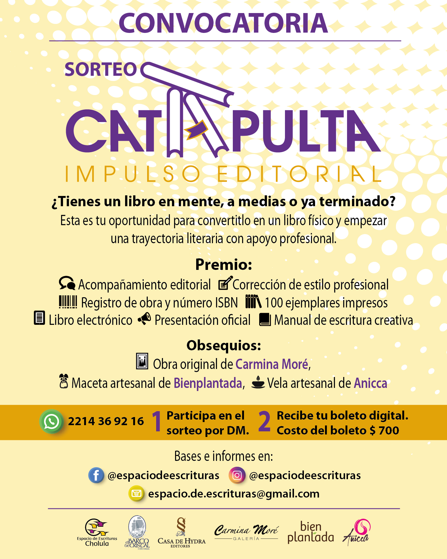 Sorteo Catapulta Flyer